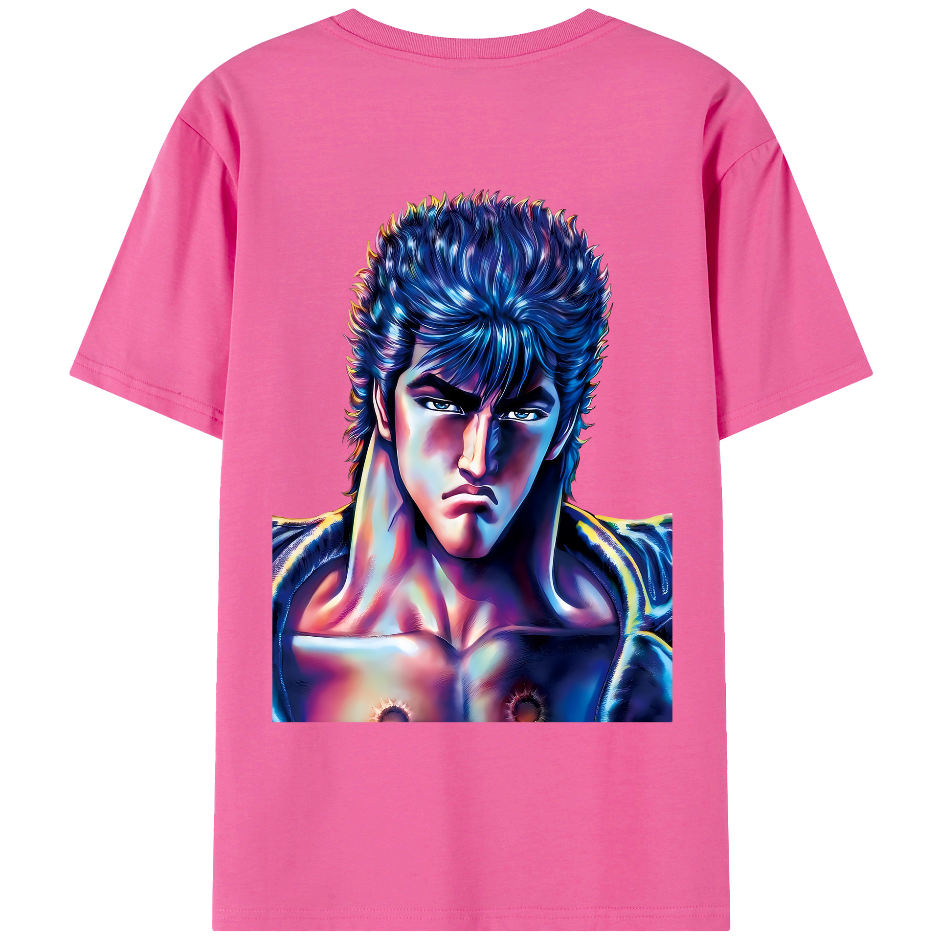 （画像用） 北斗の拳 Fist of the North Star レディース半袖Tシャツ(バックプリント)